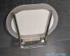Ravak Siedzisko Ovo chrome Clear nierdzewne do kabin prysznicowych B8F0000029